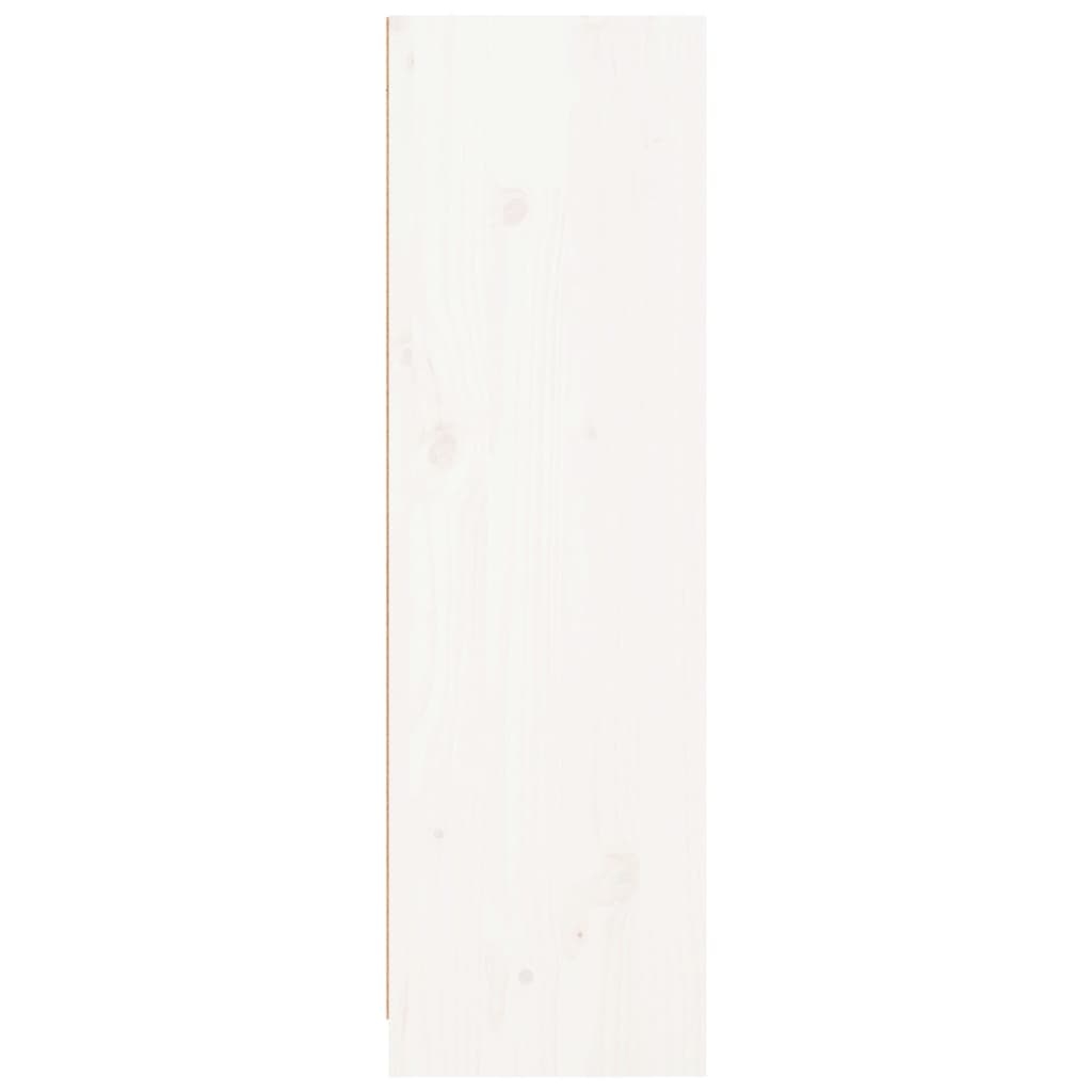 VidaXL Boekenkast 70x33x110 massief grenenhout wit