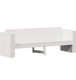 VidaXL Tuinbank 3-zits 189x60x62 cm massief grenenhout wit