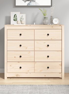 VidaXL Dressoir 100x40x90 cm massief grenenhout