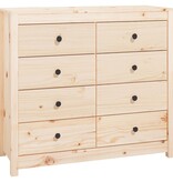 VidaXL Dressoir 100x40x90 cm massief grenenhout