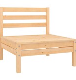 VidaXL 4-delige Loungeset massief grenenhout