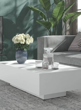 VidaXL Salontafel 100x49,5x31 cm bewerkt hout zwart