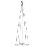 VidaXL Kegelkerstboom 330 warmwitte LED's 100x300 cm