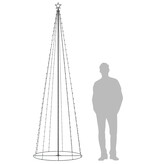 VidaXL Kegelkerstboom 330 warmwitte LED's 100x300 cm