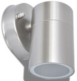 VidaXL Buitenwandlampen 2 st neerwaarts roestvrij staal