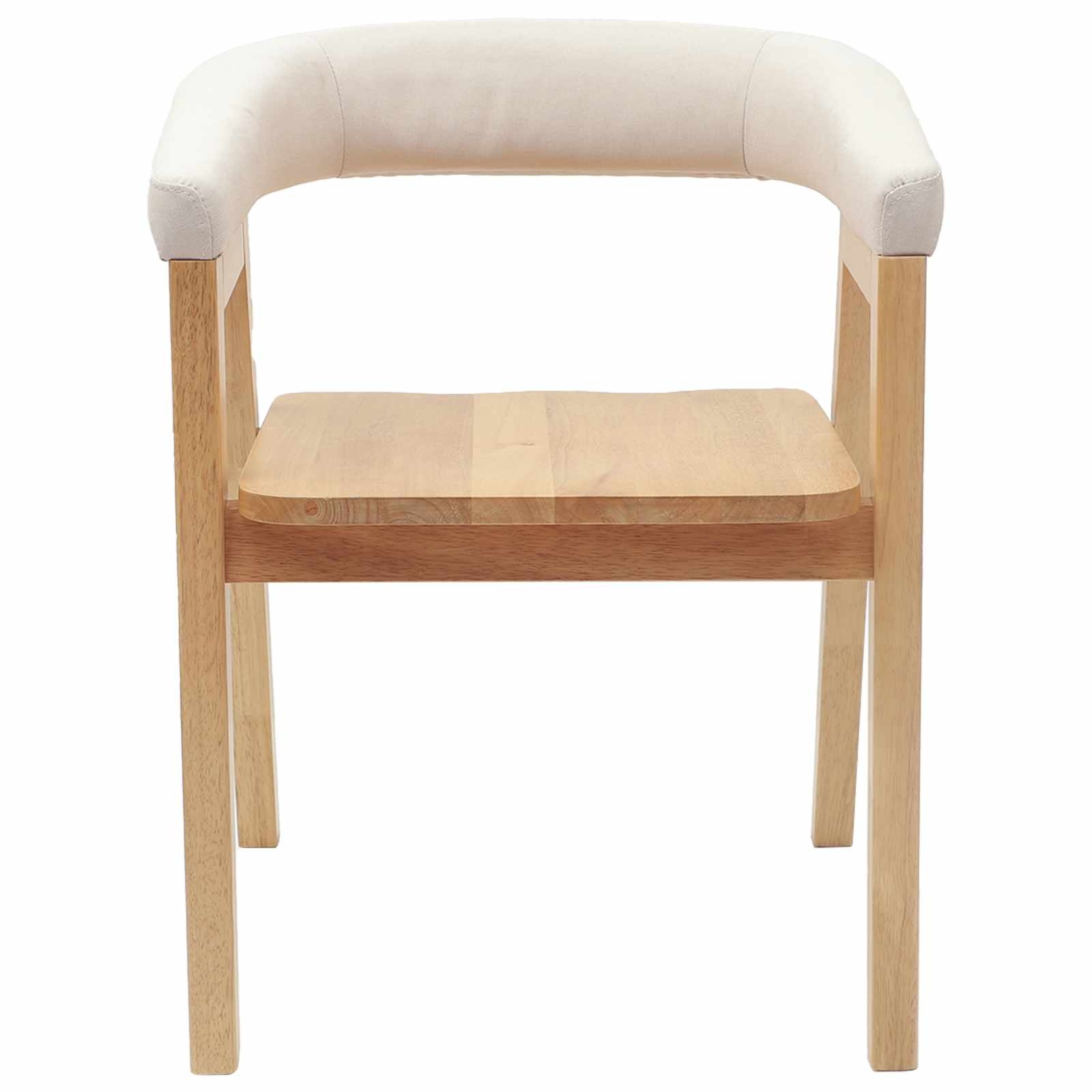 VidaXL Eettafelstoelen 2 pcs Naturel 54 x 57 x 73 cm