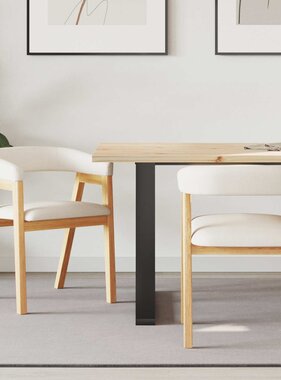 VidaXL Eettafelstoelen 2 pcs Naturel 54 x 57 x 73 cm
