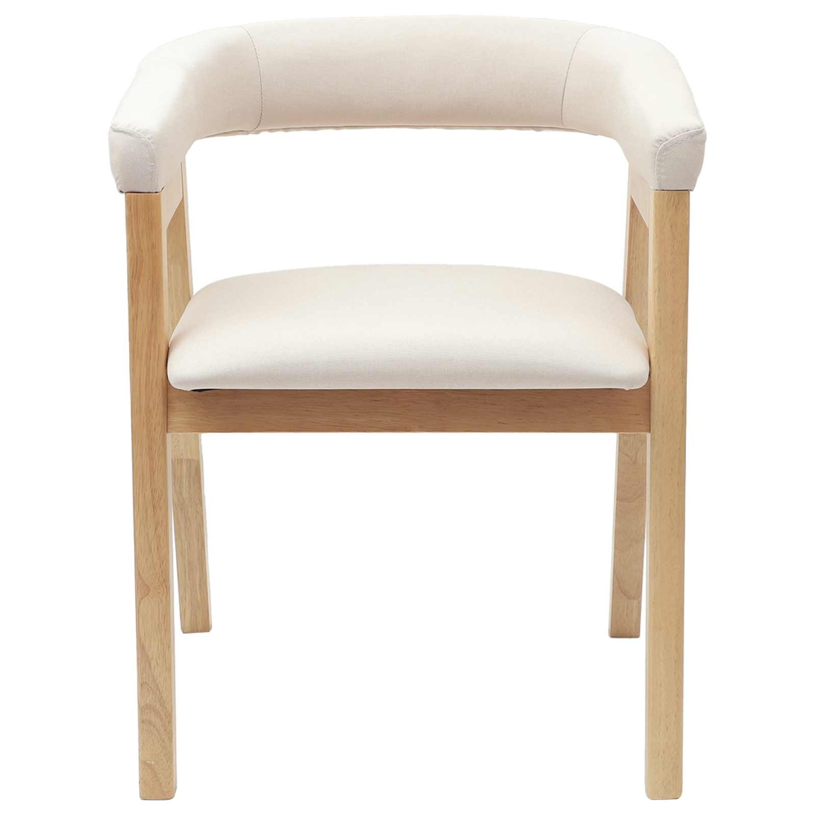 VidaXL Eettafelstoelen 2 pcs Naturel 54 x 57 x 73 cm