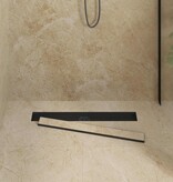 VidaXL Doucheafvoer 2-in-1 met 360° Sifon Zwart 70 cm