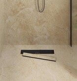 VidaXL Doucheafvoer 2-in-1 met 360° Sifon Zwart 50 cm