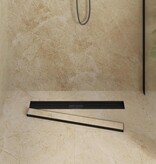 VidaXL 2 in 1 Doucheafvoer Zwart 80 cm Roestvrij staal 304