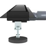 VidaXL 2 in 1 Doucheafvoer Zwart 70 cm Roestvrij staal 304