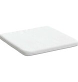 VidaXL Zitkussens 4 stuks Wit 40 x 40 x 3 cm Stof