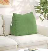 VidaXL Rugkussen Lichtgroen 60 x 20 x 50 cm Cordstof
