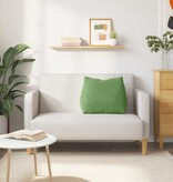 VidaXL Rugkussen Lichtgroen 60 x 20 x 50 cm Cordstof