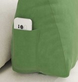 VidaXL Rugkussen Lichtgroen 60 x 20 x 50 cm Cordstof