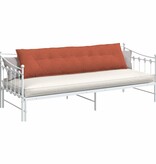 VidaXL Rugkussen Rood-oranje 200 x 50 cm Cordstof