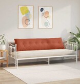 VidaXL Rugkussen Rood-oranje 200 x 50 cm Cordstof