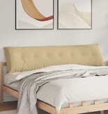 VidaXL Rugkussen Grijs groen 200 x 50 cm Cordstof