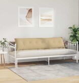 VidaXL Rugkussen Grijs groen 200 x 50 cm Cordstof