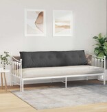 VidaXL Rugkussen Donkergrijs 200 x 50 cm Cordstof