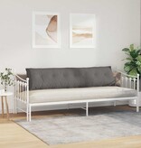 VidaXL Rugkussen Lichtgrijs 200 x 50 cm Cordstof