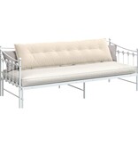 VidaXL Rugkussen Beige 200 x 50 cm Microvezel Stof