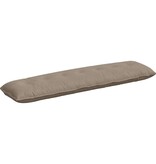 VidaXL Rugkussen Taupe 200 x 50 cm Microvezel Stof