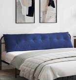 VidaXL Rugkussen Politieblauw 200 x 50 cm Cordstof