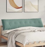 VidaXL Rugkussen Zeegroen 200 x 50 cm Cordstof