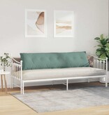 VidaXL Rugkussen Zeegroen 200 x 50 cm Cordstof