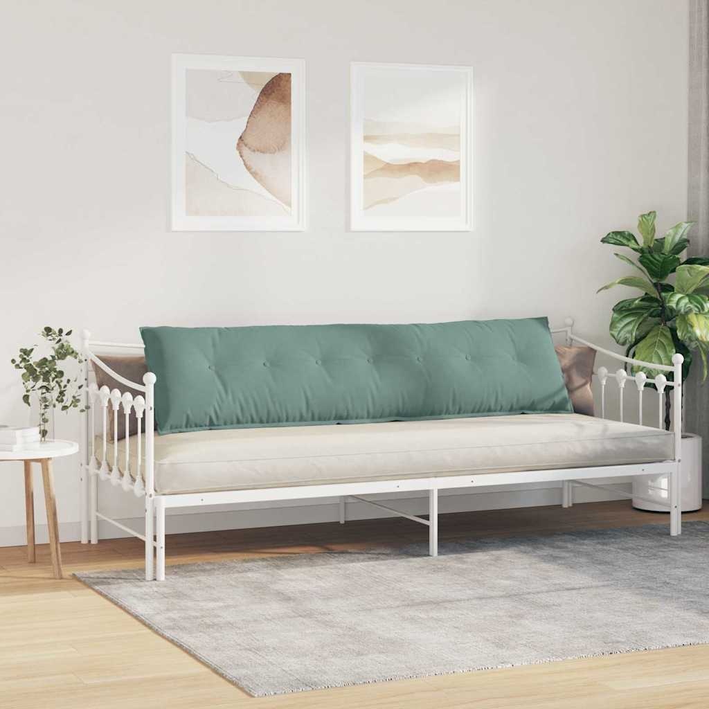 VidaXL Rugkussen Zeegroen 200 x 50 cm Cordstof