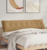 VidaXL Rugkussen Bruin 200 x 50 cm Cordstof