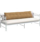 VidaXL Rugkussen Bruin 200 x 50 cm Cordstof