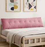 VidaXL Rugkussen Roze 200 x 50 cm Cordstof