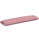VidaXL Rugkussen Roze 200 x 50 cm Cordstof