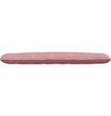 VidaXL Rugkussen Roze 200 x 50 cm Cordstof
