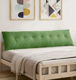 VidaXL Rugkussen Lichtgroen 200 x 50 cm Cordstof