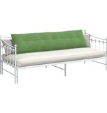 VidaXL Rugkussen Lichtgroen 200 x 50 cm Cordstof