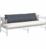 VidaXL Rugkussen Donkergrijs 200 x 50 cm Cordstof