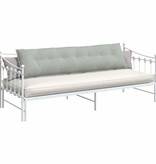 VidaXL Rugkussen Lichtgrijs 200 x 50 cm Cordstof