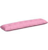 VidaXL Rugkussen Roze 200 x 19 x 50 cm Stof