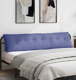 VidaXL Rugkussen Jeans Blauw 200 x 19 x 50 cm Stof