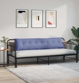 VidaXL Rugkussen Jeans Blauw 200 x 19 x 50 cm Stof