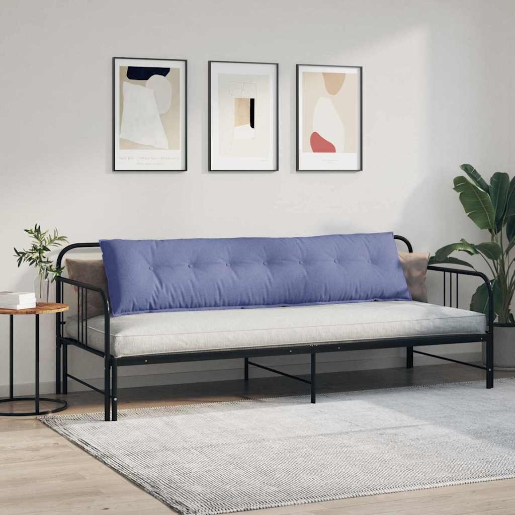 VidaXL Rugkussen Jeans Blauw 200 x 19 x 50 cm Stof