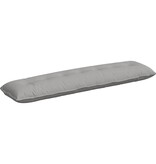 VidaXL Rugkussen Wolkengrijs 200 x 19 x 50 cm Stof