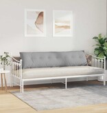 VidaXL Rugkussen Wolkengrijs 200 x 19 x 50 cm Stof