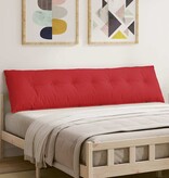VidaXL Rugkussen Rood 200 x 19 x 50 cm Stof