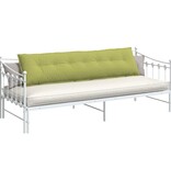 VidaXL Rugkussen Lichtgroen 200 x 19 x 50 cm Stof