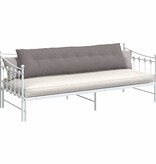 VidaXL Rugkussen Taupe 200 x 19 x 50 cm Stof